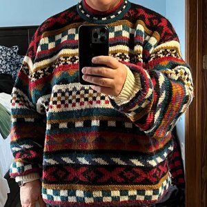 100% wool sweater, made in the UK